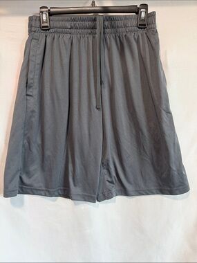 Men's Athletic Drawstring Shorts in Gray — Comfortable Performance Wear